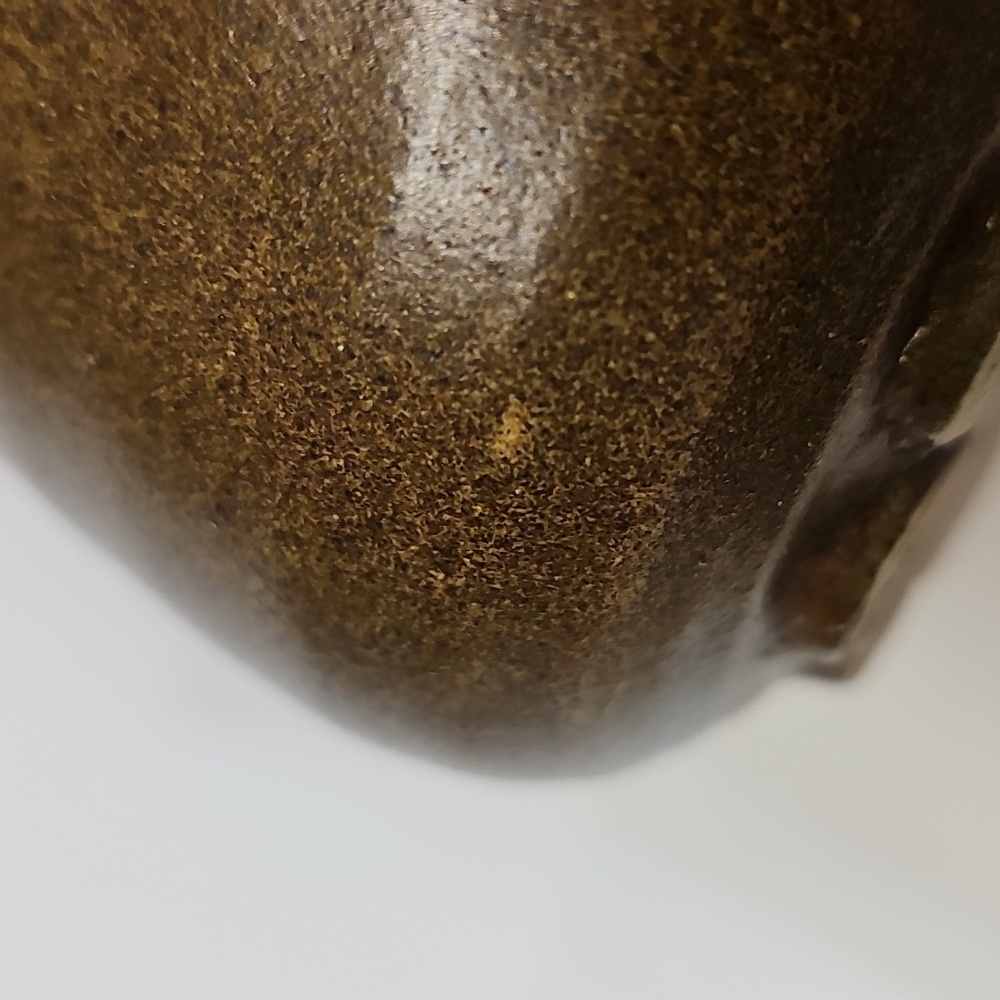 Small Vintage Stoneware Ceramic Floral Plant Pot with holes for hanging - Picture 10 of 12